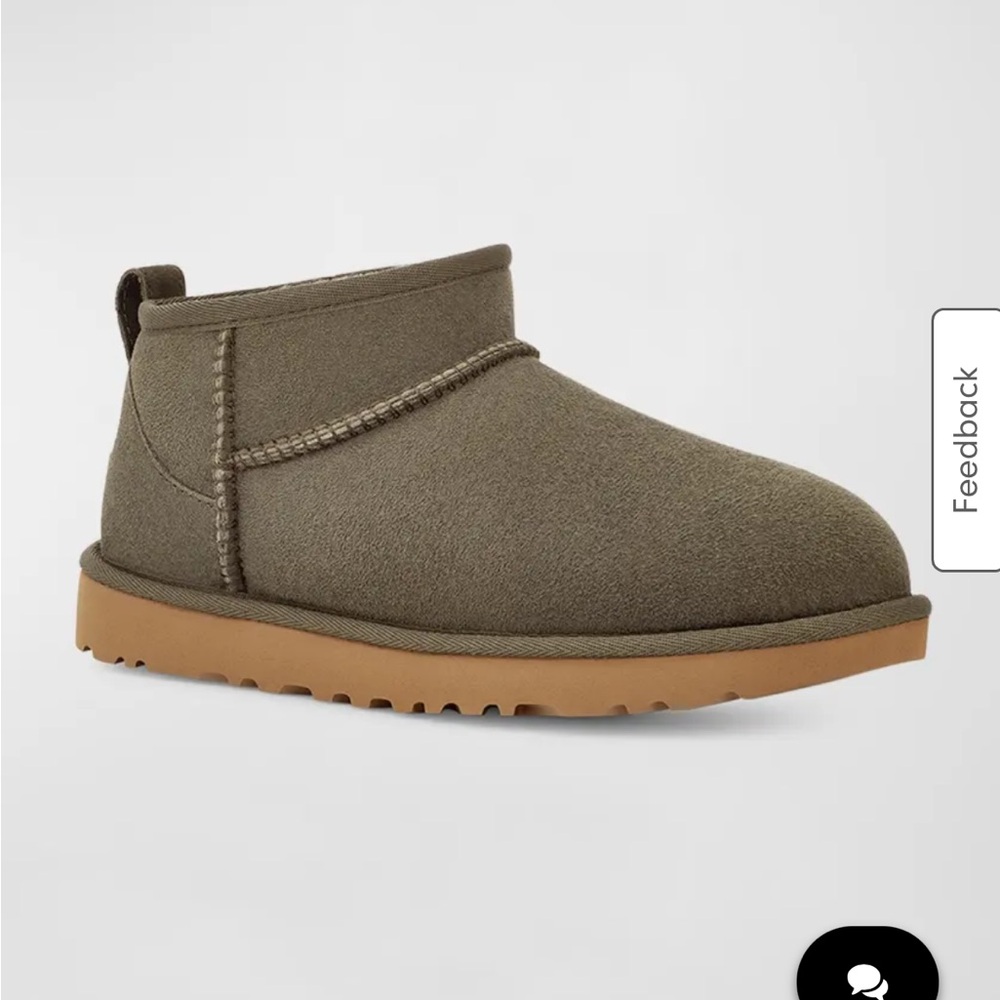 UGG Classic Ultra Mini Booties in Forest Night Size 9